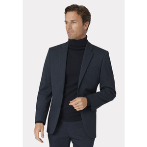 Tailored Fit Phene Navy Pin Dot Suit Jacket