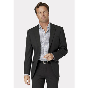 Tailored Fit Phene Charcoal Pin Dot Suit Jacket