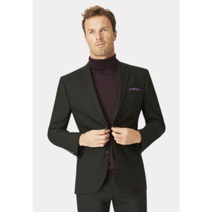 Tailored Fit Phene Black Suit Jacket