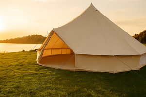 7.5m Bell Tent 285gsm 100% Natural Canvas