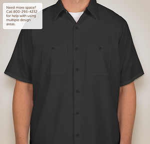 Red Kap Industrial Work Shirt - Black