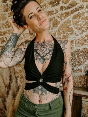 'Brassière "Dao", Noir'
