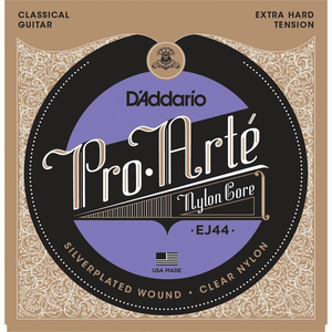 D'Addario EJ44 Pro-Arte Nylon Classical Guitar Strings - (Extra Hard Tension)