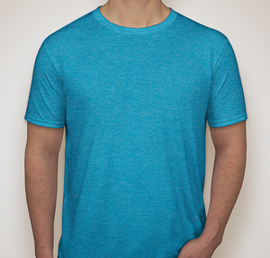 Gildan Softstyle Jersey T-shirt - Heather Sapphire