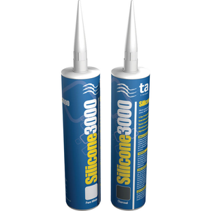 Silicone 3000 Anti Mould Silicone Sealant - Tilemaster Adhesives Light Grey