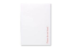 324 x 229mm - A4/C4 Do Not Bend Envelopes - White Printed - 125 Envelopes