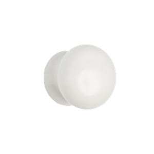 Round Ceramic Cabinet/Drawer Knob - White Ceramic - Pack of 6 - Elite Knobs & Handles