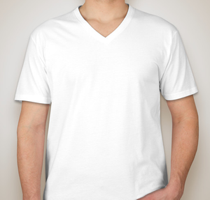 Next Level Jersey Blend V-Neck T-shirt - White