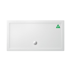 Crosswater Anti-Slip Rectangular 35mm Acrylic Shower Tray - Various Size Options 1600 x 800mm
