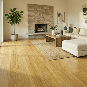 Engineered Natural Strand Woven 190mm Uniclic® BONA Coated Bamboo Flooring 2.81m² 