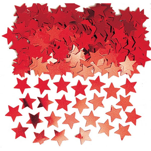 Red Stars Table Confetti - 14 Grams
