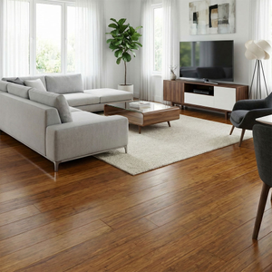 Solid Carbonised Strand Woven 142mm Bamboo Flooring 1.58m²