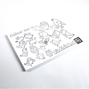 Birds Themed A4 Colouring sheet