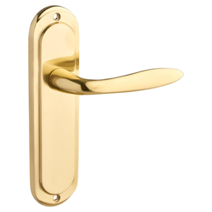 Mocho Lever Latch Gold Door Handle - Brass (Pair)