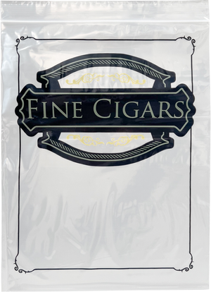 8" x 10" 2 Mil Zipper Lock Cigar Bags