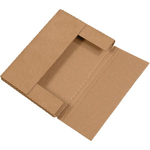 12.125 " x 9.125 " x .5" Kraft Easy-Fold Mailers