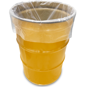 55 Gallon 3 mil Plastic Drum Liner - 38" x 63" 50 per roll