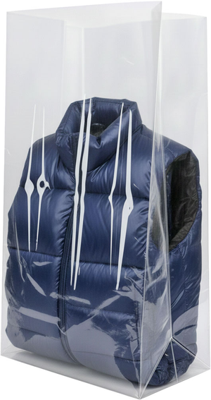 10" x 8" x 20" 1.5 Mil Gusseted Poly Bags
