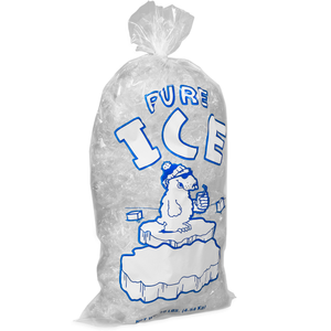 10 lb Ice Bags "PURE ICE" - 500/Case