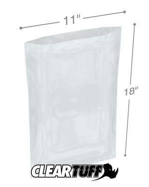 11" x 18" 1 Mil Poly Bags