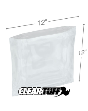 12" x 12" 4 Mil Poly Bags