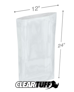 12" x 24" 1 Mil Poly Bags