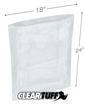18" x 24" 4 Mil Poly Bags
