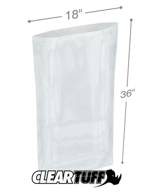 18" x 36" 4 Mil Poly Bags