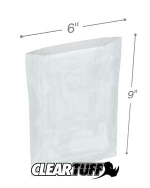 6" x 9" 3 Mil Poly Bags