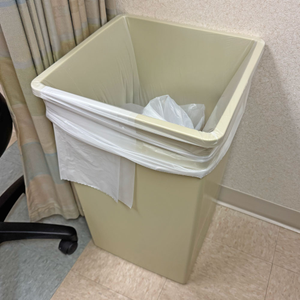 40-45 Gallon Natural High Density Trash Bags - 13 Micron