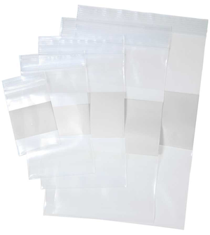 2 Mil Whiteblock Zipper Locking Bag Assortment Pack