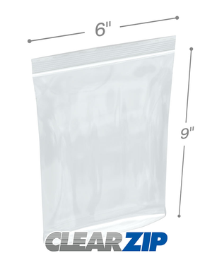 6" x 9" Reclosable Tamper Evident Bags 2 Mil