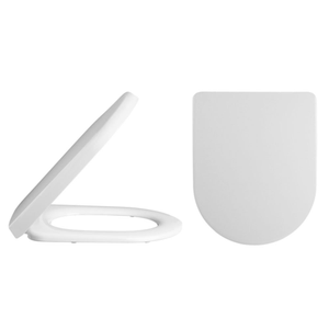 Alaska Luxury D Shaped Toilet Seat Square Edge
