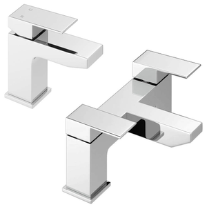 Cast Modern Bathroom Tap Package (Bath + Basin Tap)