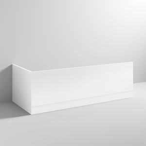 White Acrylic Bath Panel Pack (Front + End) 1700 x 700mm