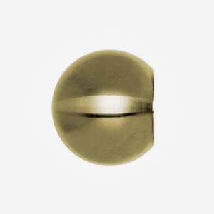 Ball Finial For 19mm Neo Spun Brass Curtain Pole