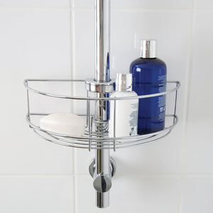 Croydex Easy Fit Shower Riser Rail Basket