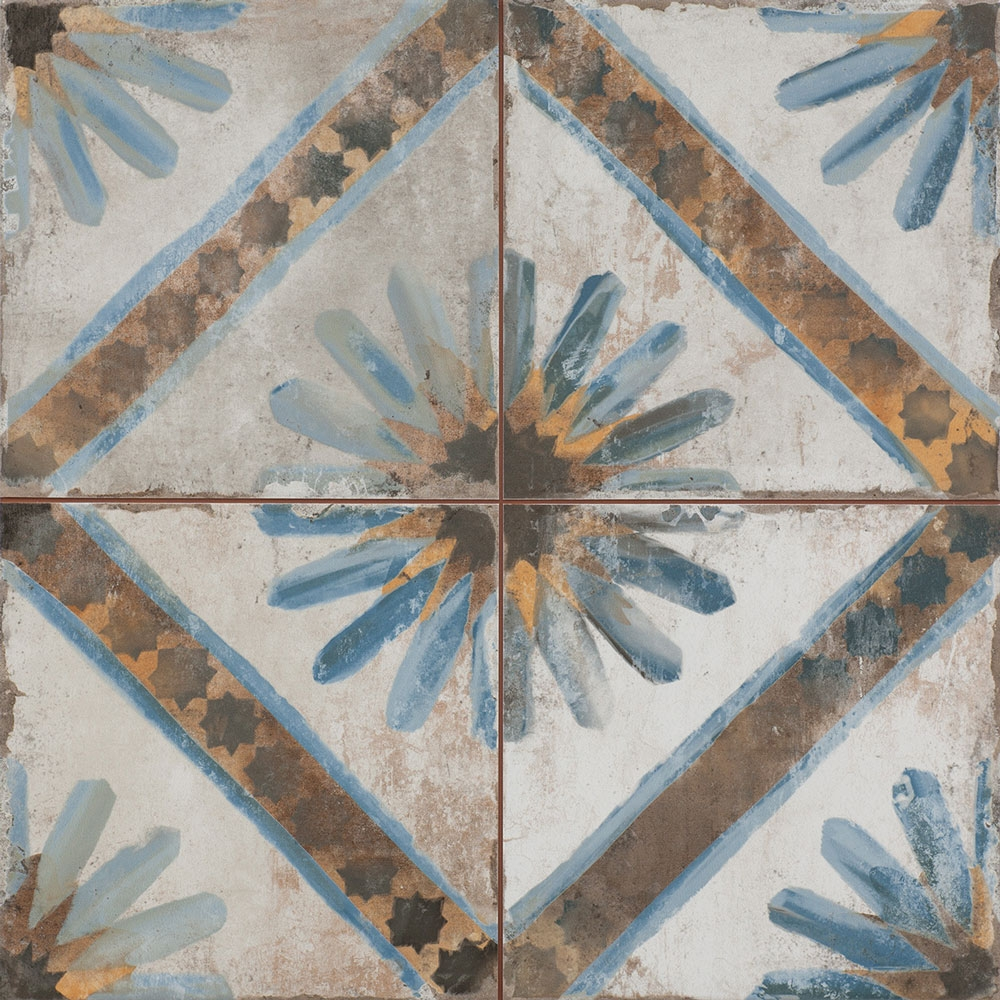 Majolica Bellflower Tiles