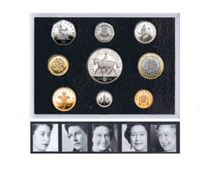 QEII 2002 Golden Jubilee coin and stamp set
