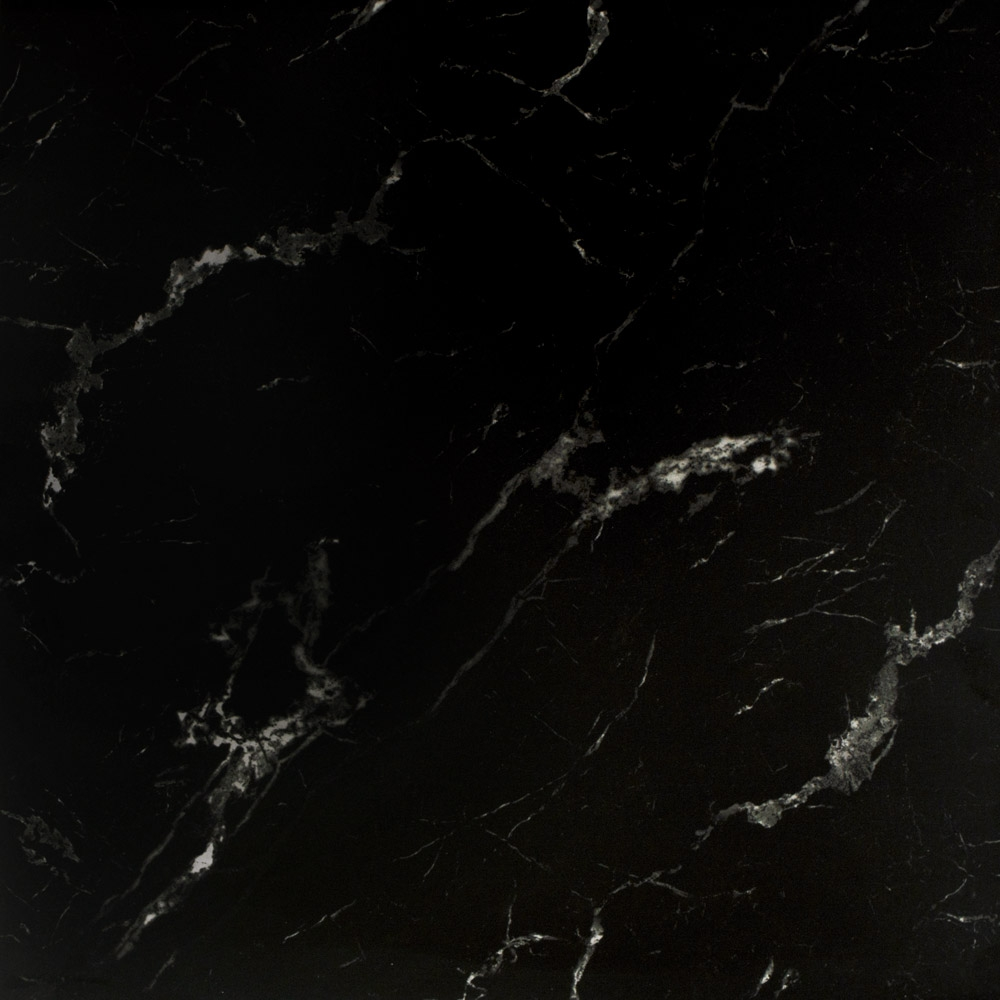 Marquina Black Gloss Marble Effect Tiles
