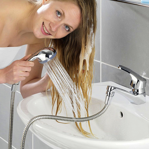 Wenko Chrome Shower Hose Kit for Washbasins