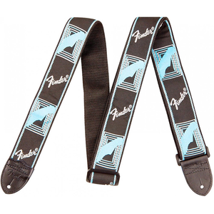 Fender 2" Monogrammed Strap (Black/Grey/Blue)