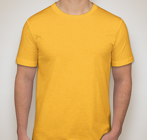 Bella + Canvas Jersey T-shirt - Heather Yellow Gold
