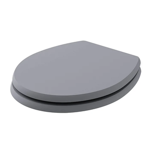 Bayswater Fitzroy Soft Close Toilet Seat with Chrome Hinges - Plummett Grey