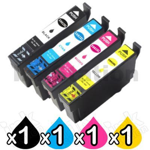 4 Pack Compatible for Epson 802XL (C13T356192-C13T356492) High Yield Inkjet Cartridge Combo Pack [1BK,1C,1M,1Y]