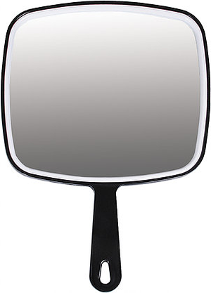 DMI Hand Held Lollipop Mirror - Black