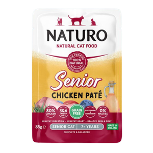 Naturo Cat Paté - Grain Free Chicken - Senior - 85g