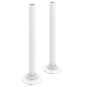Arezzo 180mm White 15mm Pipe Kit for Radiator Valves
