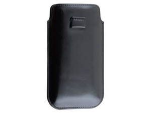 Universal Synthetic Leather Slide In/Out Pouch - Classic Black