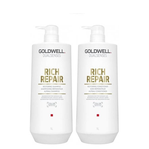 Goldwell Dualsenses Rich Repair Shampoo 1000ml and Conditioner 1000ml